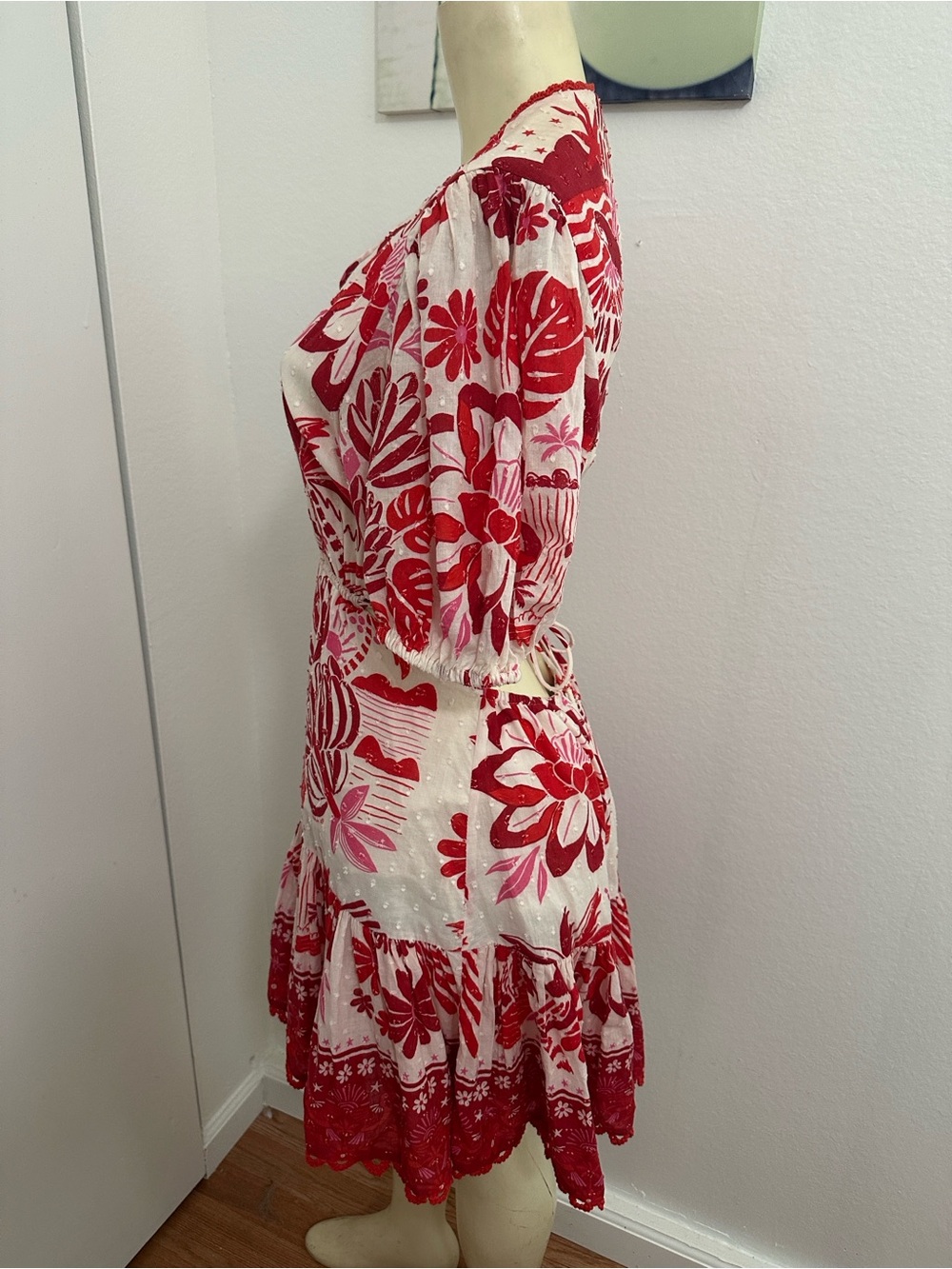 FARM Rio Rio Tiles Cotton Mini Dress | - Picture 9 of 15